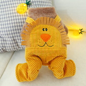 Mājdzīvnieku apģērbs Mazs suns Silts Kombinezons Ziemas Rudens Vilnas Džemperis Kaķu mode Biezs Mētelis Kucēns Jauka Jaka Jorkšīras Čivavas Mopsis