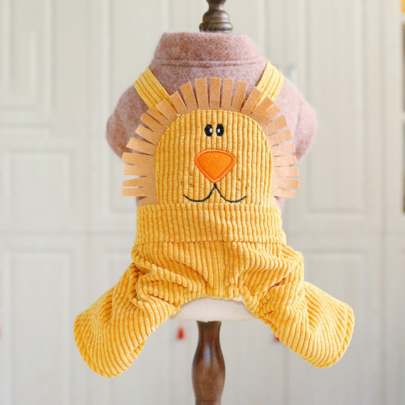 Mājdzīvnieku apģērbs Mazs suns Silts Kombinezons Ziemas Rudens Vilnas Džemperis Kaķu mode Biezs Mētelis Kucēns Jauka Jaka Jorkšīras Čivavas Mopsis