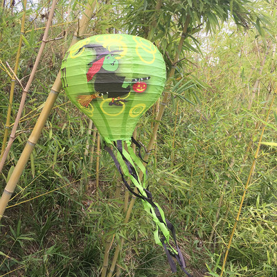 Helovīna karstā gaisa balona papīra laternas rotājums ragana ķirbja domkrats vai laternas zirnekļa skelets iekštelpu āra spoku dekors