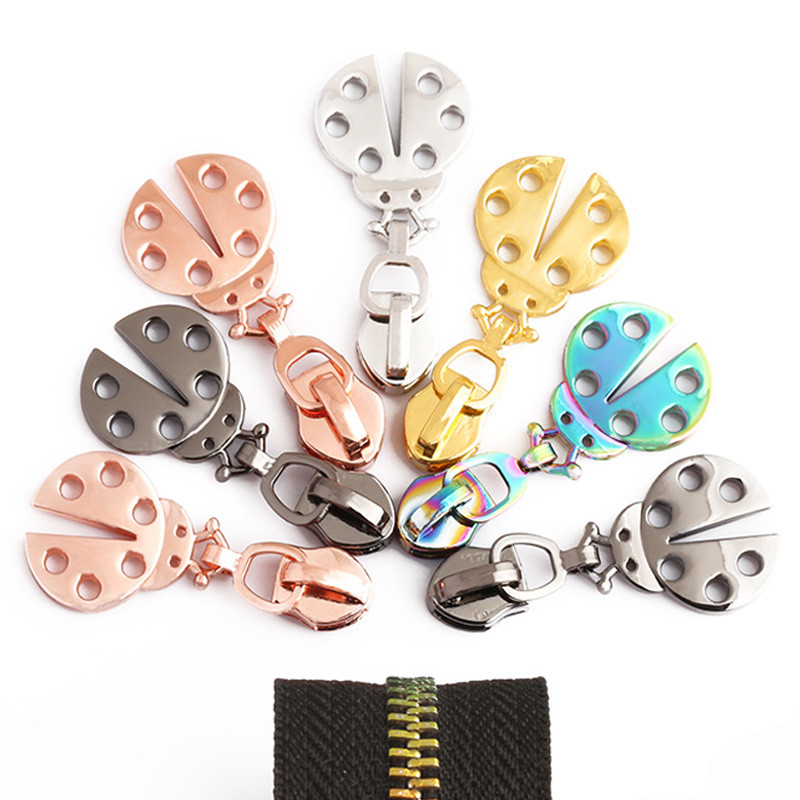 5gab noņemams rāvējslēdzēja pievilkšanas nomaiņa rāvējslēdzēja izvilkšanas sviras slēdzenes dūnu jakas kleitai bagāžai metāla rāvējslēdzēja galvas remonta komplekts