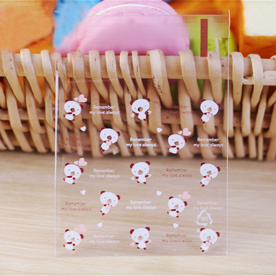 50 БР. Сладко анимационно чудовище, бисквитка, бонбони, самозалепващи се найлонови торбички за бисквити, пакет за печене на закуски, консумативи, коледен декор