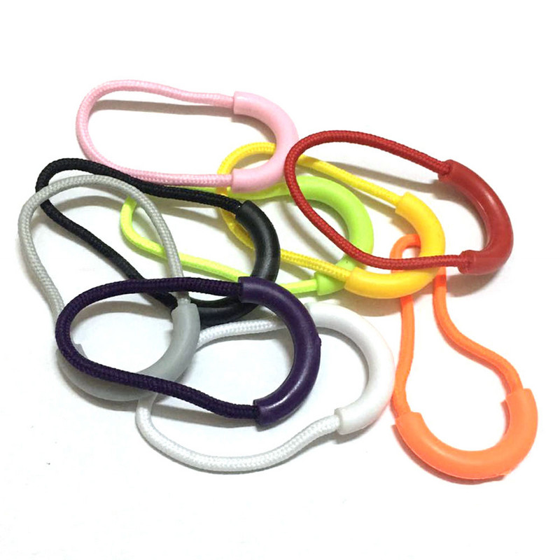 9 vnt./pak. Spalvingas užtrauktukas užtraukia laido galus dirželis Lariat plastikinė sagtis Drabužių priedai