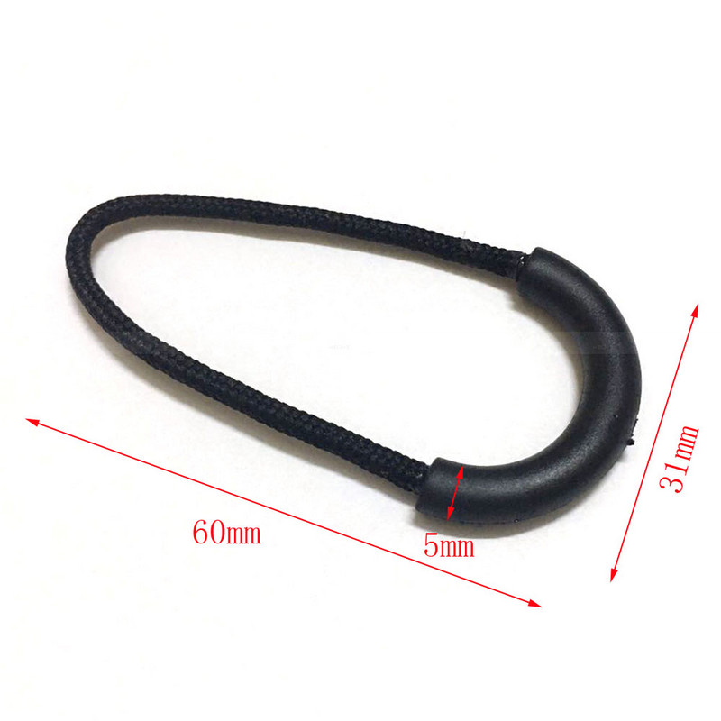 9 vnt./pak. Spalvingas užtrauktukas užtraukia laido galus dirželis Lariat plastikinė sagtis Drabužių priedai