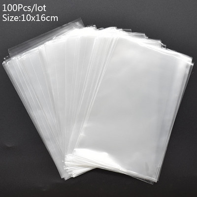 100kom prozirne plastične vrećice bombona lizalica pakiranje kolačića prozirna opp celofanska vrećica božićni dar vjenčanje rođendanska zabava