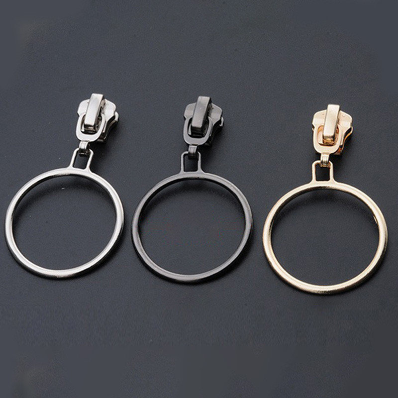 5# Metaliniai traukimo galvutės apvalūs žiedai užtrauktuku galvos paltai Drabužiai kuprinės taisymas keitimas priedai „pasidaryk pats“ siuvimo reikmenys Įrankiai