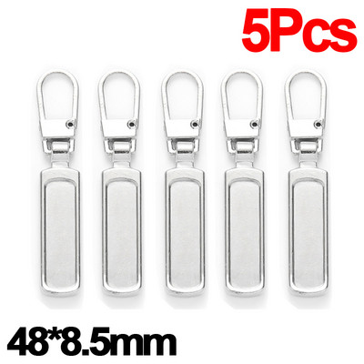 5/10 buc. Glisor cu fermoar metalic Scoateți extractor de fermoar Kit de reparație universal pentru înlocuire a fermoarului Accesorii de cusut pentru bagaj