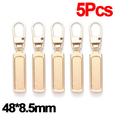 5/10 buc. Glisor cu fermoar metalic Scoateți extractor de fermoar Kit de reparație universal pentru înlocuire a fermoarului Accesorii de cusut pentru bagaj