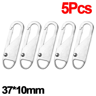 5/10 buc. Glisor cu fermoar metalic Scoateți extractor de fermoar Kit de reparație universal pentru înlocuire a fermoarului Accesorii de cusut pentru bagaj