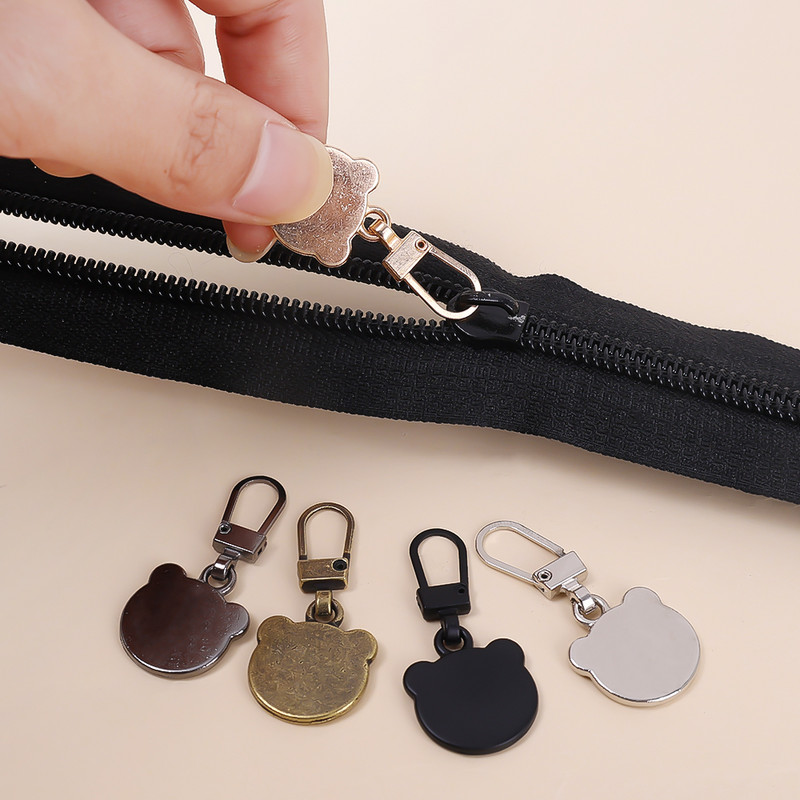 5/10 buc. Glisor cu fermoar metalic Scoateți extractor de fermoar Kit de reparație universal pentru înlocuire a fermoarului Accesorii de cusut pentru bagaj