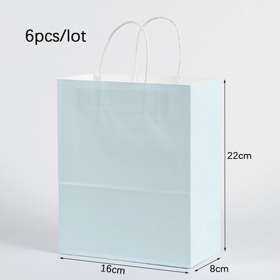 6Gb Vienradža papīra dāvanu maisiņš konfekšu kastīte Vienradža dzimšanas dienas ballītes dāvanu iesaiņošana saldā soma ballītes dekorācija popkorna kastīte bērna dzimšanas dienā