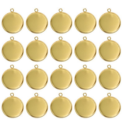 Cap cu fermoar DIY Baza din oțel inoxidabil cu un singur inel de aurPentru jachetă de îmbrăcăminte Artizanat cusut Cap cu fermoar realizat manual Rășină epoxidică