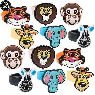 Jungle Safari Party ajándéktasakok Aranyos műanyag cukorka csemege táska partidíszek gyerekeknek Lányok születésnapjára Babazuhany parti kellékek