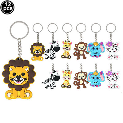 Jungle Safari Party ajándéktasakok Aranyos műanyag cukorka csemege táska partidíszek gyerekeknek Lányok születésnapjára Babazuhany parti kellékek