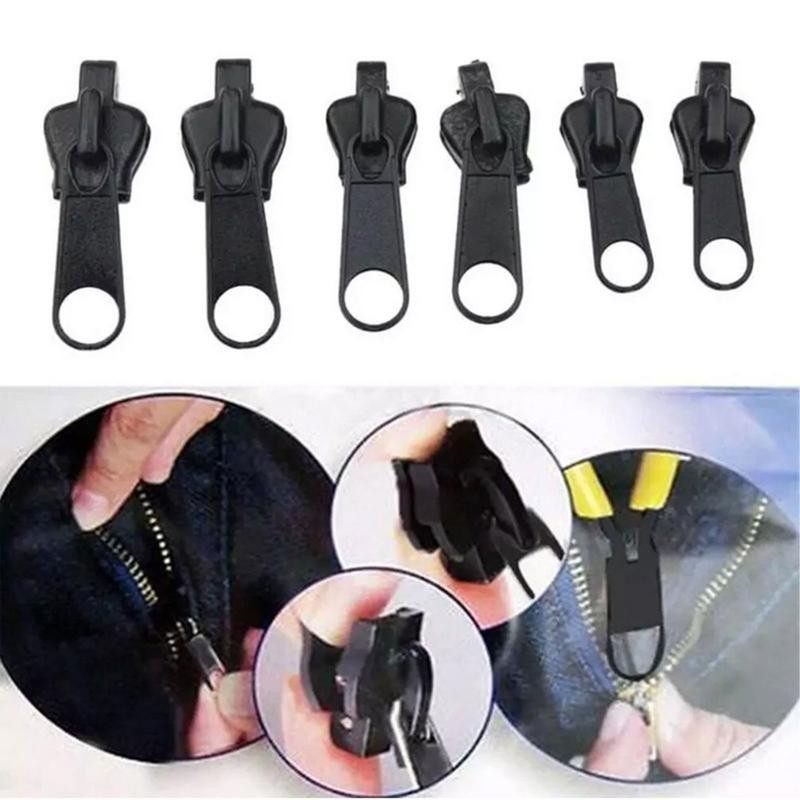 Fermoar Pull Glisor Instant Zip Kit de reparare Înlocuire Fermoar Cap Instrument gratuit pentru Genți Îmbrăcăminte Paltoane Corturi în aer liber Jachete