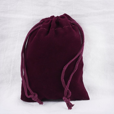 10τμχ/παρτίδα 5x7cm 7x9cm 9x12cm 10x15cm Βελούδινες τσάντες με κορδόνι Τσάντα συσκευασίας κοσμημάτων Μπομπονιέρα διακόσμηση γάμου Θήκες & τσάντες δώρου