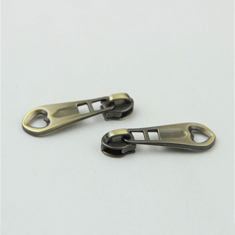 10vnt Metaliniai 5# Užtrauktukų slankikliai striukėms Drabužiams Palto galvutės traukikliai Užtrauktukų taisymo rinkinys „Pasidaryk pats“ krepšio siuvimo priedai 4 spalvos