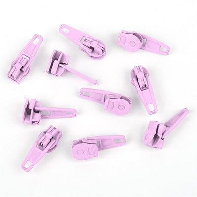 10 vienetų/pak. 3# užtrauktukų užtrauktukų universalus momentinis užtrauktuko taisymo rinkinys, keičiamas užtrauktuko traukiklis, slankiklis dantų siuvimo priedai