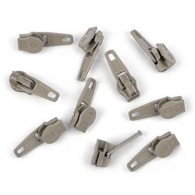 10 vienetų/pak. 3# užtrauktukų užtrauktukų universalus momentinis užtrauktuko taisymo rinkinys, keičiamas užtrauktuko traukiklis, slankiklis dantų siuvimo priedai