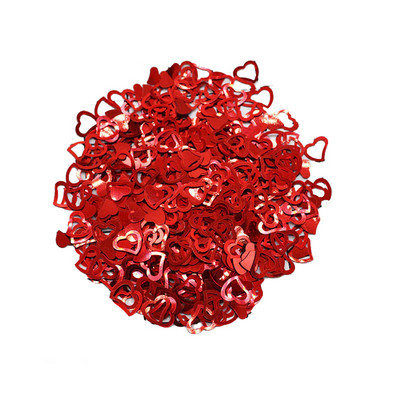 600 vnt./lot. Daugiaspalvis putojantis meilės širdis vestuvių vakarėlio festivalis Konfeti stalo dekoravimas Dekoratyviniai reikmenys Valentino dienai