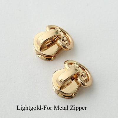 10 vnt. D žiedo užtrauktuko slankikliai, skirti 5 # siūti metaliniams nailono dervos užtrauktukų „pasidaryk pats“ užtrauktukų galvutės maišelio kišenių taisymo rinkiniai, siuvėjų keitimo įrankiai