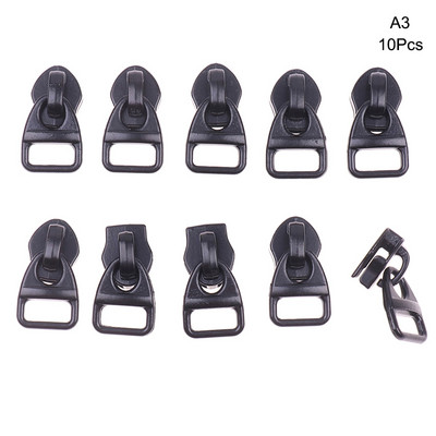 Metalinis užtrauktuko keitimas Silder Užtrauktukai Striukė Krepšys Piniginės Kišenės Taisymas Užtrauktukai Galvutės Taisymo rinkiniai „Pasidaryk pats“ drabužių siuvimo priedai