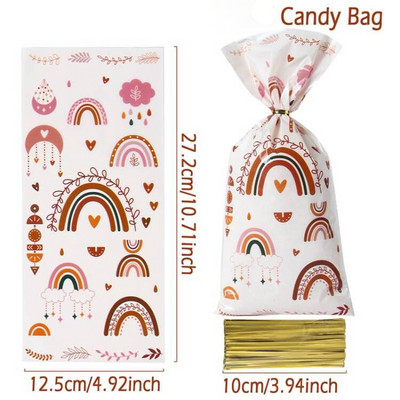 Džiunglių gyvūnų sausainių saldainių maišeliai Safari tema Dinozaurų gimtadienio vakarėlio dekoravimas Vaikams Laukiniai Vieno vakarėlio reikmenys Kūdikių dušo dovanų maišeliai