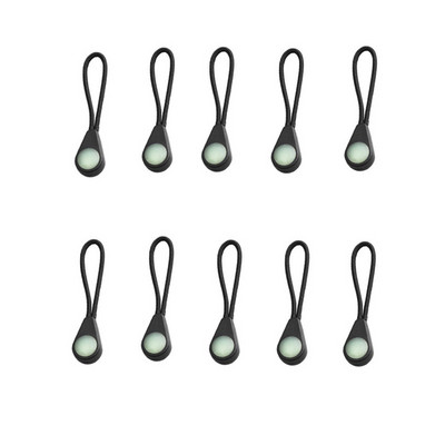 Šviečiantys užtrauktuko trauktuvai Švytinti tempimo laipiojimo virvė sagtis lauko stovyklavimui žygiams užtrauktuko traukimo rinkinys žymeklis kuprinės palapinės užtrauktukas