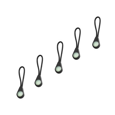 Šviečiantys užtrauktuko trauktuvai Švytinti tempimo laipiojimo virvė sagtis lauko stovyklavimui žygiams užtrauktuko traukimo rinkinys žymeklis kuprinės palapinės užtrauktukas