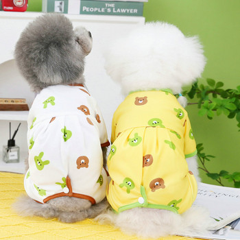 Ρούχα για κατοικίδια Puppy Spring Summer Kawaii Dog πιτζάμες Forest Bear Bag Belly Pants Ρούχα για σκύλους Αξεσουάρ για σκύλους Προμήθειες για κατοικίδια