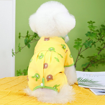Ρούχα για κατοικίδια Puppy Spring Summer Kawaii Dog πιτζάμες Forest Bear Bag Belly Pants Ρούχα για σκύλους Αξεσουάρ για σκύλους Προμήθειες για κατοικίδια
