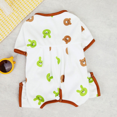 Odjeća za kućne ljubimce Štene Proljeće Ljeto Kawaii Pidžama za pse Forest Bear Bag Belly Pants Odjeća za pse Dodaci za pse Oprema za kućne ljubimce