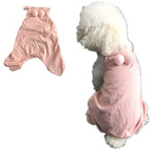 Pamut kutyapizsama, 4 lábú, kisállatruházat, mellény póló szőrgolyóval PJS kiskutya macska pizsama könnyű kis kutyáknak, uszkárnak