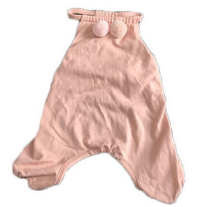 Pamut kutyapizsama, 4 lábú, kisállatruházat, mellény póló szőrgolyóval PJS kiskutya macska pizsama könnyű kis kutyáknak, uszkárnak