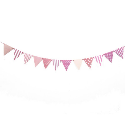 1 Rinkinys spalvingos popierinės vėliavėlės reklamjuostės ir vėliavėlės Girliandos Gėlėtos banderolės, „pasidaryk pats“ vaikų gimtadienio / vestuvių vakarėlio dekoravimo reikmenys