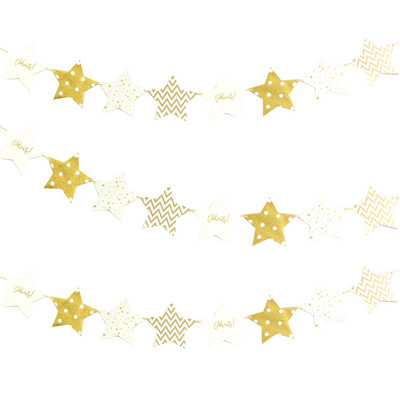 1 Rinkinys spalvingos popierinės vėliavėlės reklamjuostės ir vėliavėlės Girliandos Gėlėtos banderolės, „pasidaryk pats“ vaikų gimtadienio / vestuvių vakarėlio dekoravimo reikmenys