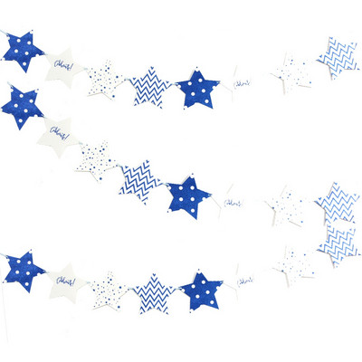 1 Rinkinys spalvingos popierinės vėliavėlės reklamjuostės ir vėliavėlės Girliandos Gėlėtos banderolės, „pasidaryk pats“ vaikų gimtadienio / vestuvių vakarėlio dekoravimo reikmenys