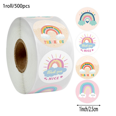 Szivárványos cukorka doboz Ajándéktáska Édességek Csomagoló táska esküvői baba zuhany gyerek születésnap Szivárvány party dekoráció Papír Csomagoló táska