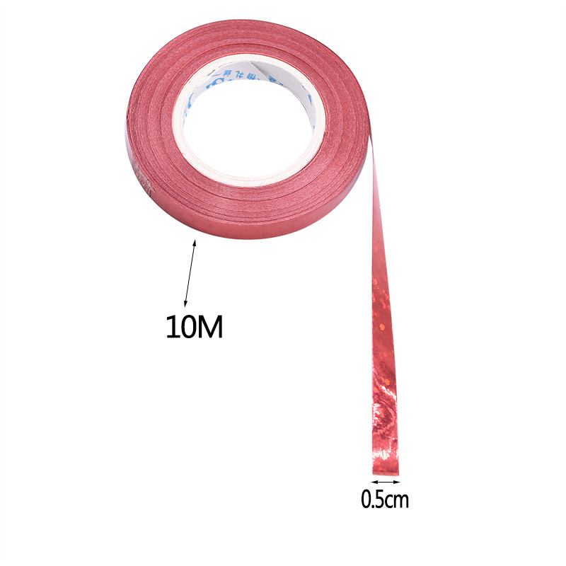 5gab 10m*5mm spīdīgas lāzera kērlinga lentes ruļļa balonu virve Kāzu Ziemassvētku dzimšanas dienas ballītes dekors DIY balonu straumēšanas piederumi