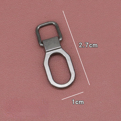 2 vnt. Užtrauktuko traukimo traukiklio galas Nuimamas metalinis užtrauktukų galvutė „pasidaryk pats“ siuvimas amatų drabužių krepšio pakeitimo segtukas sulaužytas sagties fiksatorius užtrauktukas