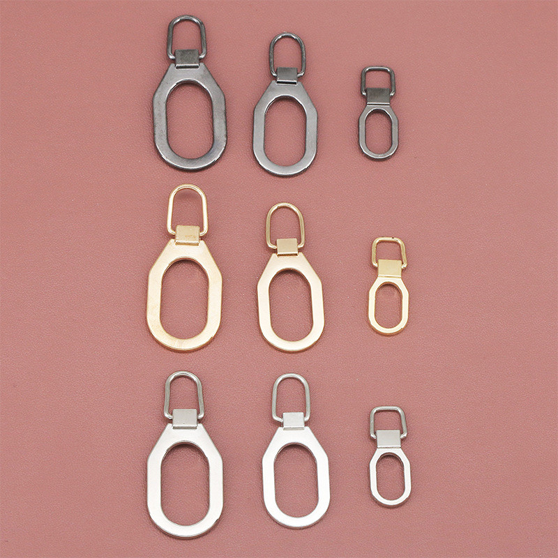 2 vnt. Užtrauktuko traukimo traukiklio galas Nuimamas metalinis užtrauktukų galvutė „pasidaryk pats“ siuvimas amatų drabužių krepšio pakeitimo segtukas sulaužytas sagties fiksatorius užtrauktukas