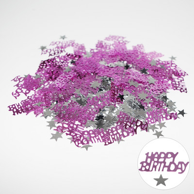 1 pachet 15G Decorare confetti La mulți ani Stele Litere Confetti Decorare pentru petrecere de aniversare nuntă Flori de naștere