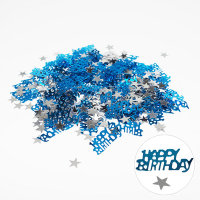 1 pachet 15G Decorare confetti La mulți ani Stele Litere Confetti Decorare pentru petrecere de aniversare nuntă Flori de naștere