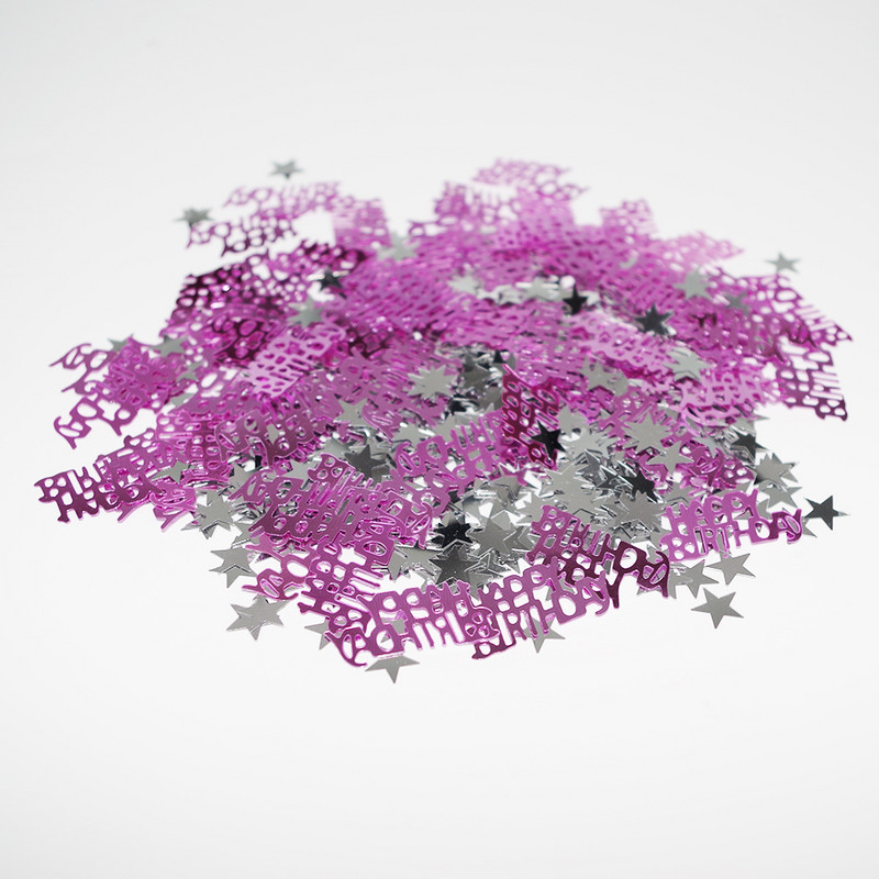 1 pachet 15G Decorare confetti La mulți ani Stele Litere Confetti Decorare pentru petrecere de aniversare nuntă Flori de naștere