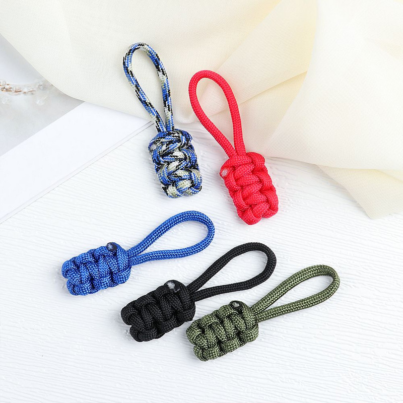 5vnt spalvingi nailoniniai užtrauktuko traukimo pakaitalai austi traukiami virveliai užtrauktuko galvutė lagaminas striukės piniginės prailginimo užtrauktukai siuvimo priedai