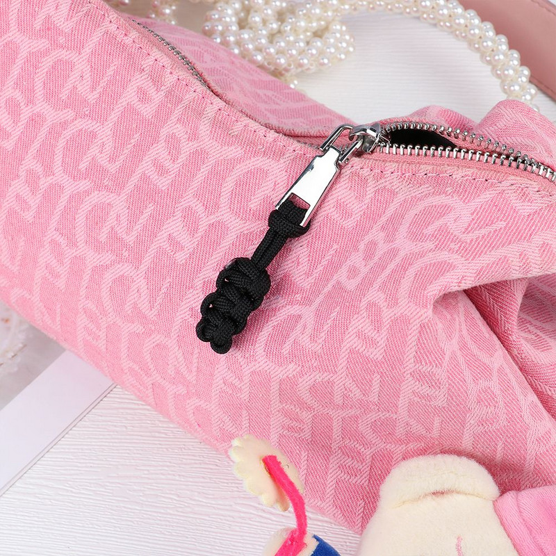 5vnt spalvingi nailoniniai užtrauktuko traukimo pakaitalai austi traukiami virveliai užtrauktuko galvutė lagaminas striukės piniginės prailginimo užtrauktukai siuvimo priedai