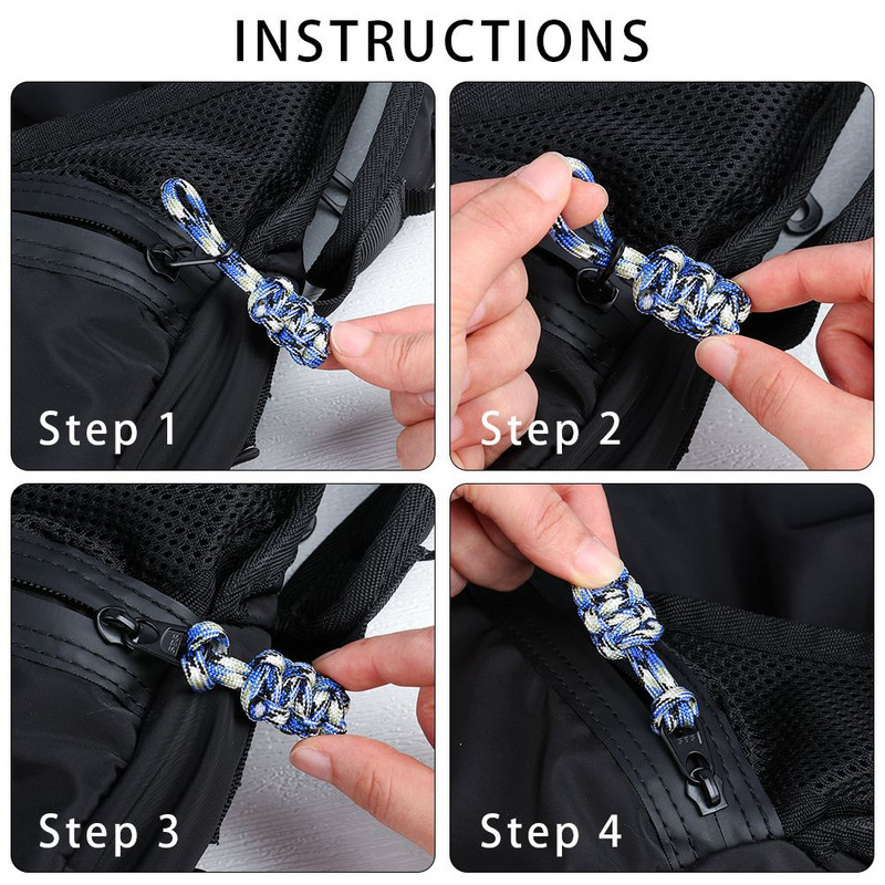 5vnt spalvingi nailoniniai užtrauktuko traukimo pakaitalai austi traukiami virveliai užtrauktuko galvutė lagaminas striukės piniginės prailginimo užtrauktukai siuvimo priedai