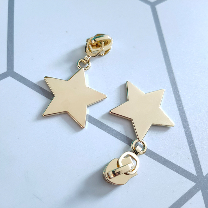 3 vnt. penkiakampė žvaigždutė, užtrauktukas, traukimas, slankiklis Atviro galo užtrauktuko galvos maišelis, užtrauktuko taisymas, keitimas „pasidaryk pats“ siuvimo priedai