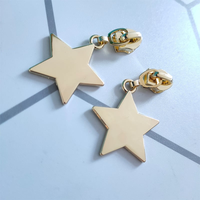 3 vnt. penkiakampė žvaigždutė, užtrauktukas, traukimas, slankiklis Atviro galo užtrauktuko galvos maišelis, užtrauktuko taisymas, keitimas „pasidaryk pats“ siuvimo priedai