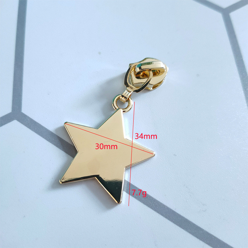 3 vnt. penkiakampė žvaigždutė, užtrauktukas, traukimas, slankiklis Atviro galo užtrauktuko galvos maišelis, užtrauktuko taisymas, keitimas „pasidaryk pats“ siuvimo priedai