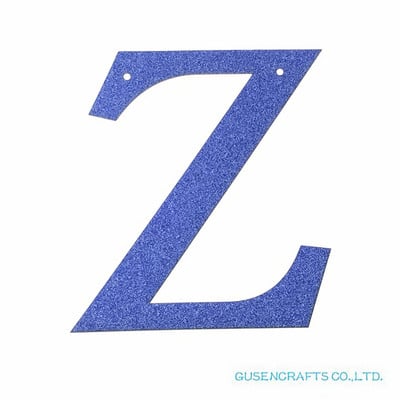 1 бр./лот Персонализирана 13 см. Направи си сам блестяща хартия, кралско сини букви, банери/гирлянди, висящи декорации за сватба, рожден ден